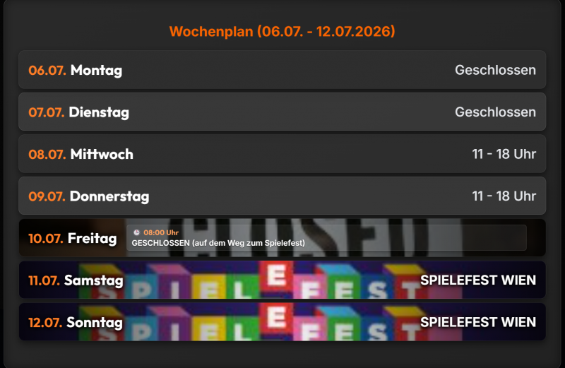 Nächste Termine